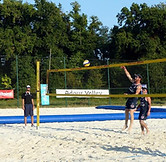 Terrains de beach tennis au complexe de tennis camp 40