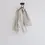 Thumbnail: Striped Tea Towel with Ruffle  Tan