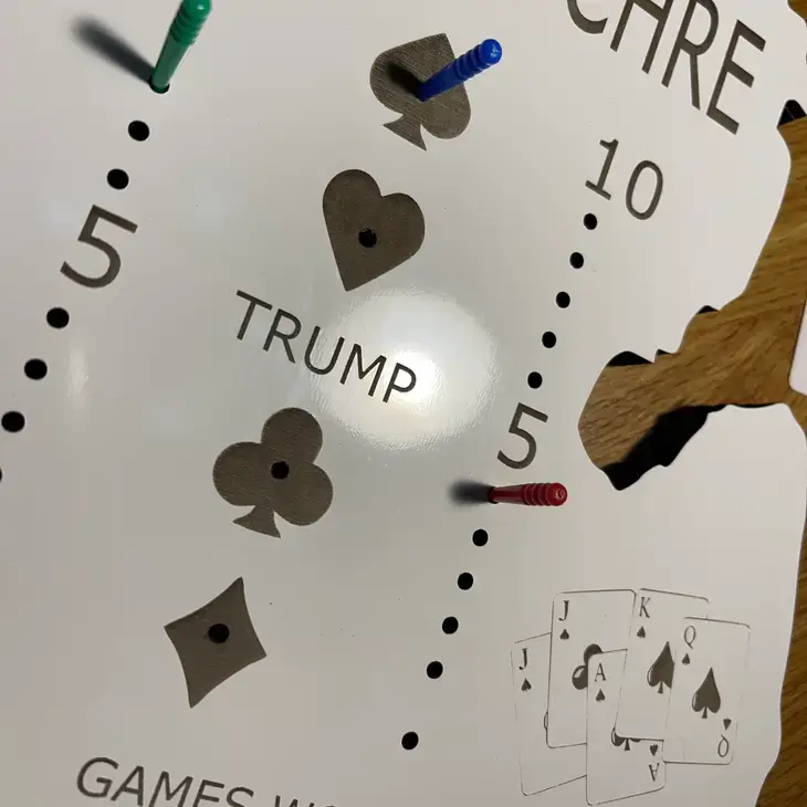 Thumbnail: Michigan Shaped Euchre Game Board