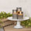 Thumbnail: Whitewashed Pedestal Stand - 5"