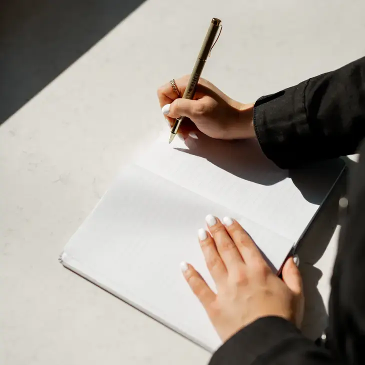 Thumbnail: Strong Beautiful Brave Courageous Fabric Journal