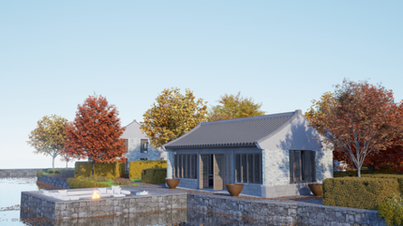 815-TLR Taihu Lake Retreat Perspective - Living Room -Autumn - 240802