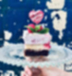 Brownie Cheesecake met frambozen