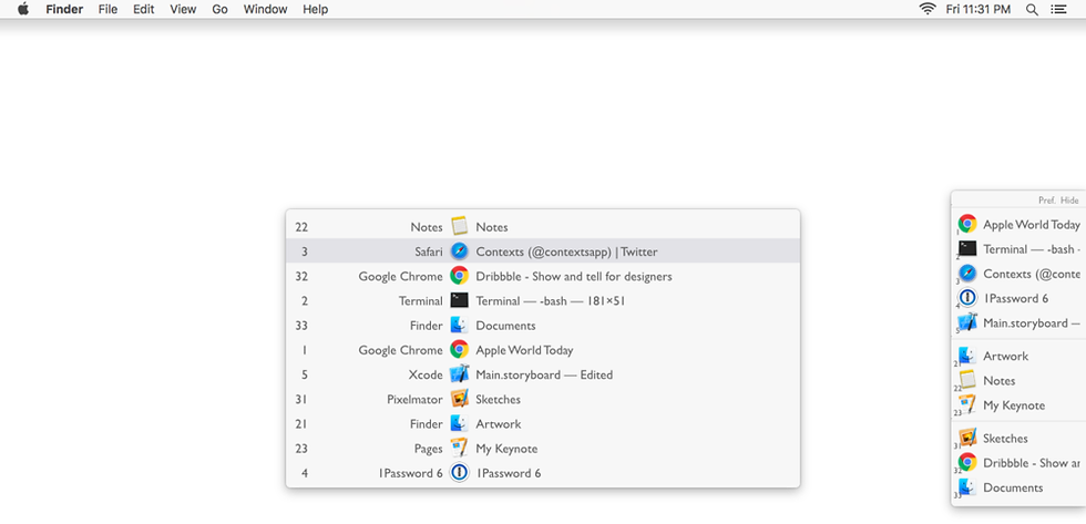 Contexts 3 5 3 – Fast Window Switcher System