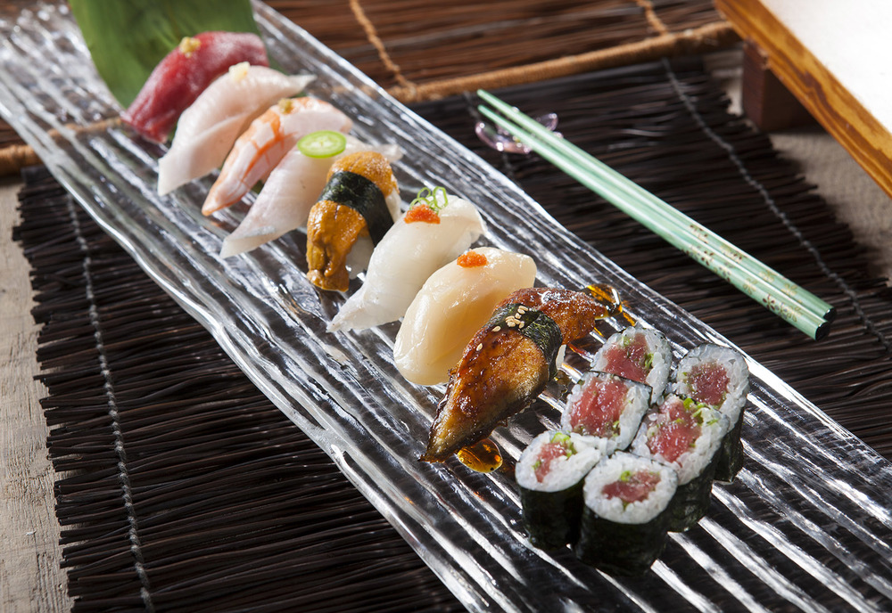 Arranged Food and Objects