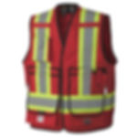 Hi Vis  FR-TECH® 88/12 FR/ARC Rated Surveyor's Safety Vest 7oz.