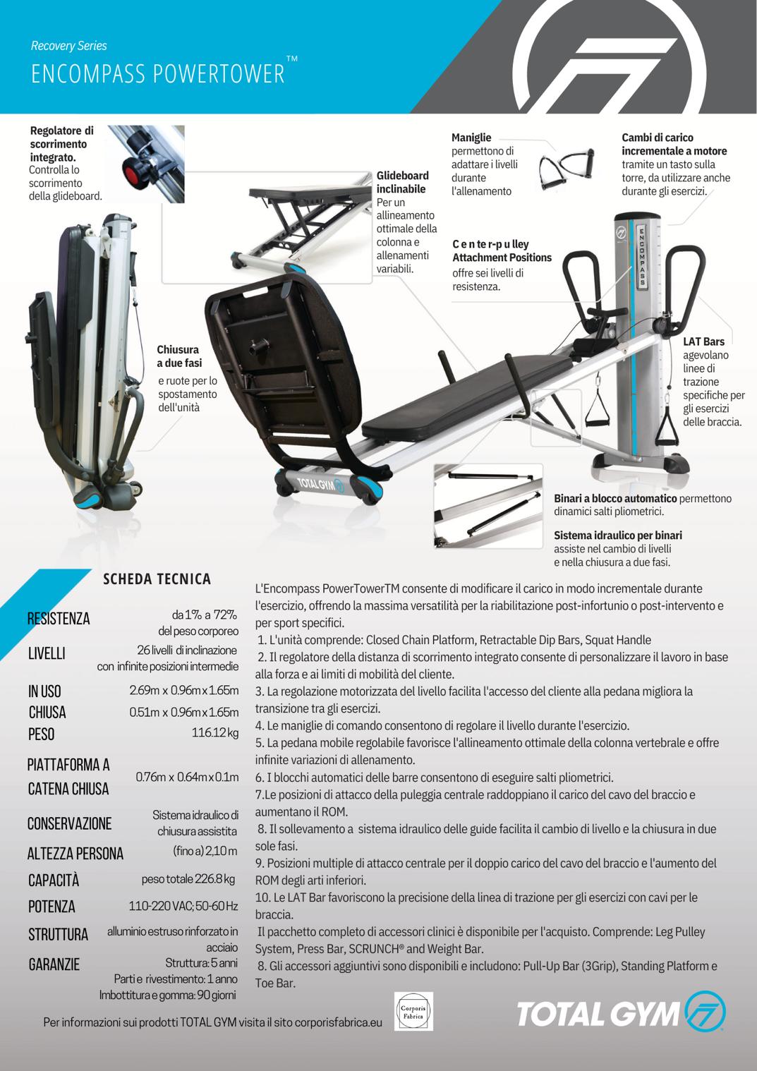 Total Gym RS Encompass Power Tower Matilde s
