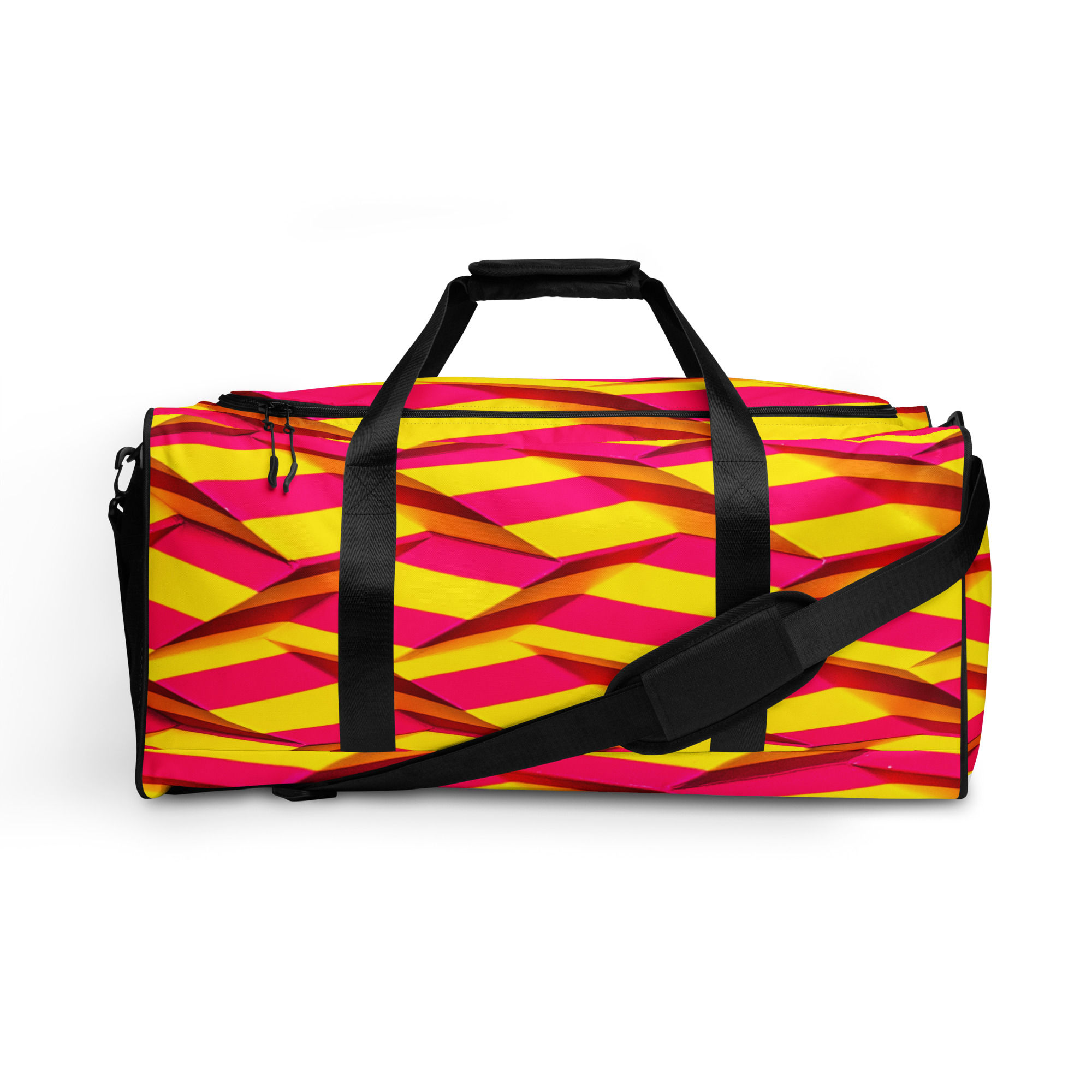 Pink Lemonade Fold-o-montage Duffle bag
