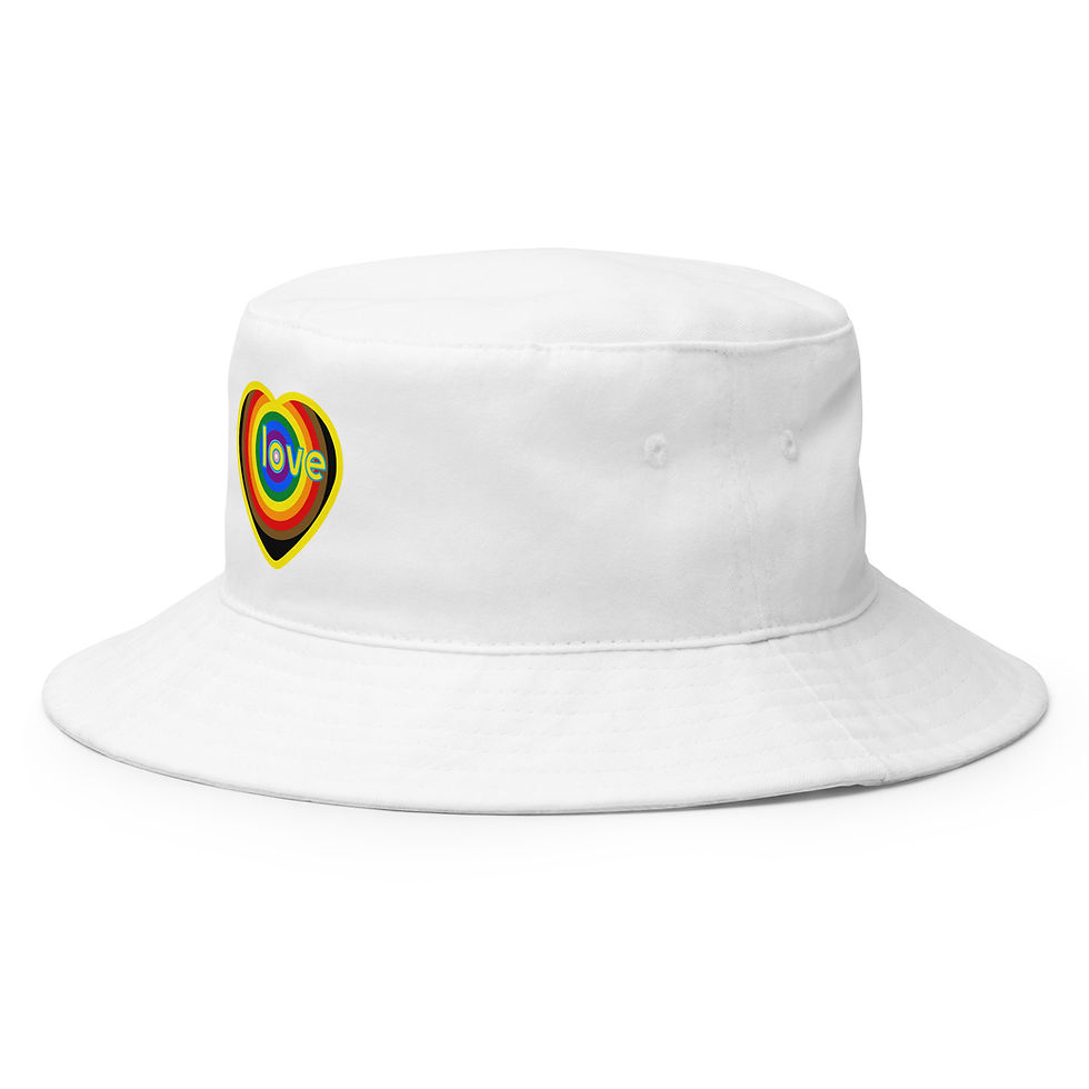 Thumbnail: Rainbow Love Bucket Hat