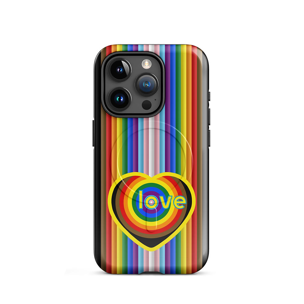 Thumbnail: Rainbow Love Kandy Flag MagSafe® tough case for iPhone® 14-17