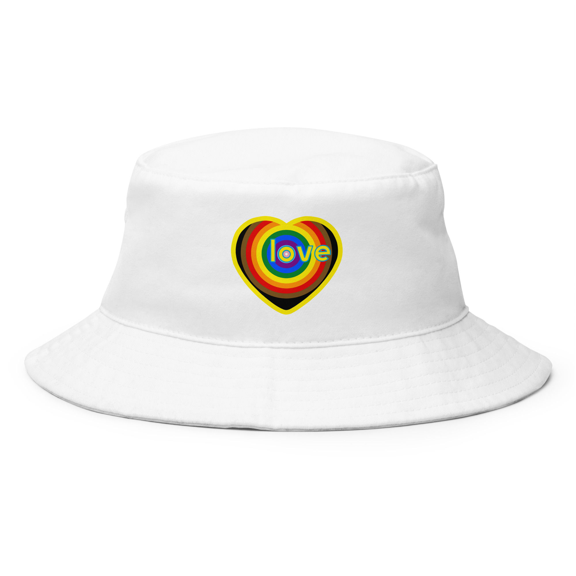 Rainbow Love Bucket Hat