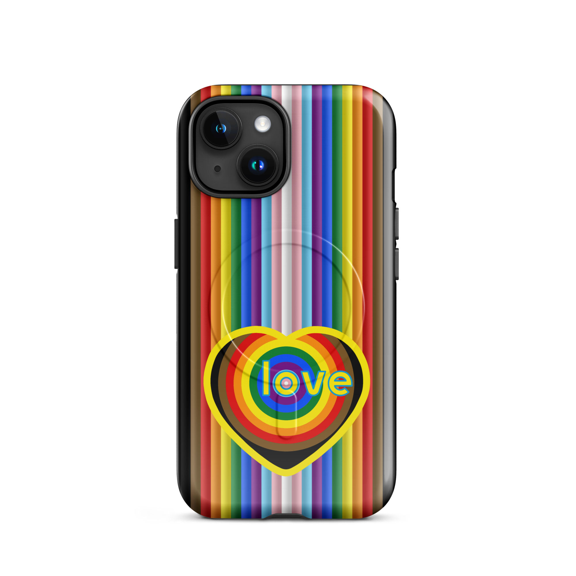 Rainbow Love Kandy Flag MagSafe® tough case for iPhone® 14-17