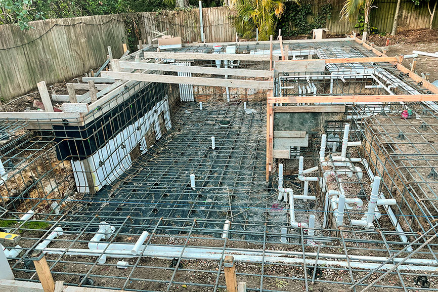 Complete swimming pool project