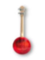 GoldTone Banjolele, Little Gem, Ruby back view