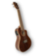Morado Solid Cutaway Electric Concert ukulele side image