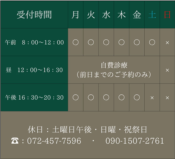 料金表