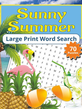 Sunny Summer Word Search Puzzle Book