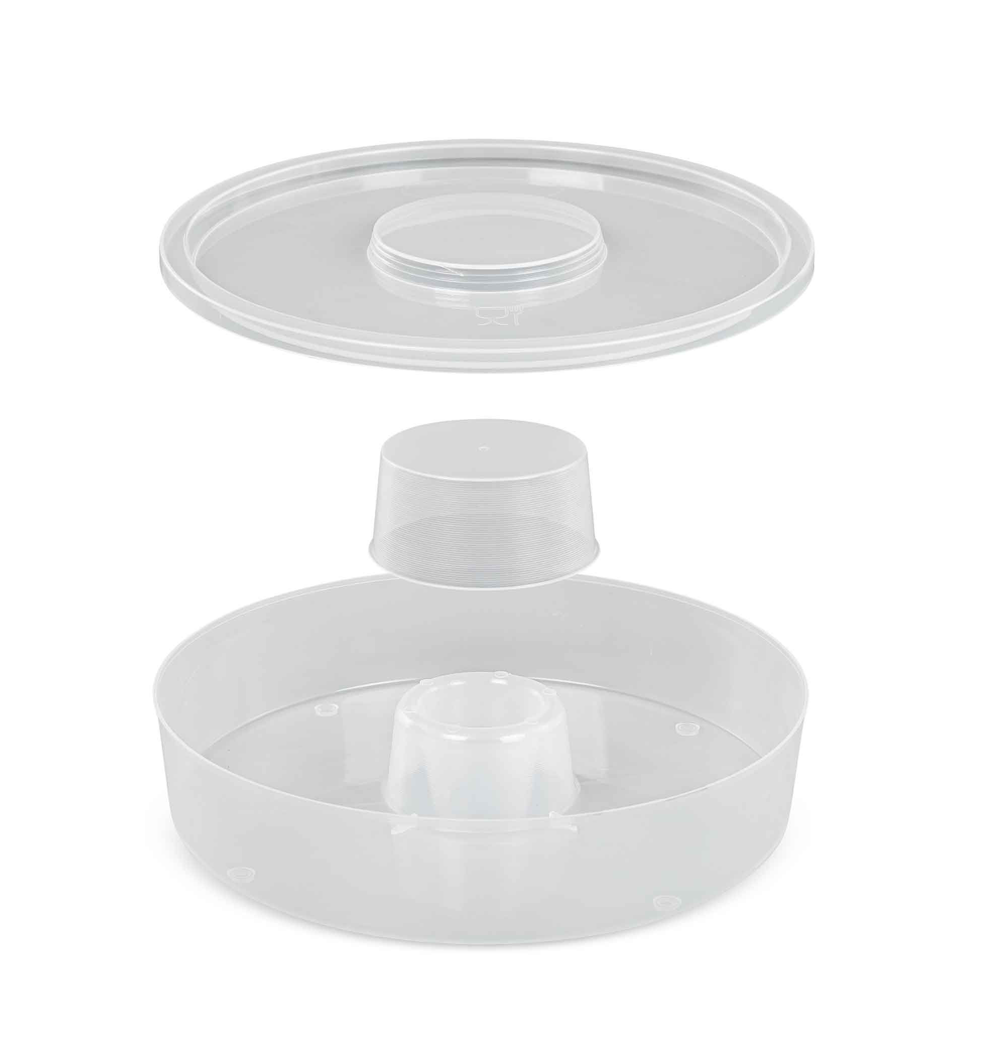 Ronde voederbak van 2L