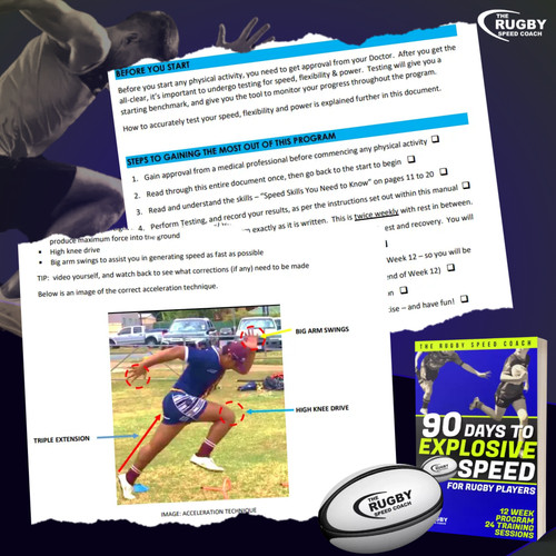 90 Days to Explosive Speed Training Program Rugby Speed Coach