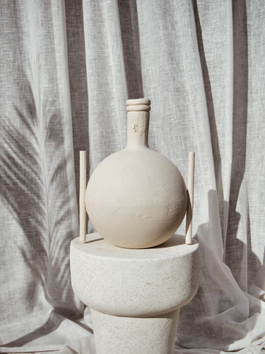 Grand vase en céramique esprit Méditerranée S