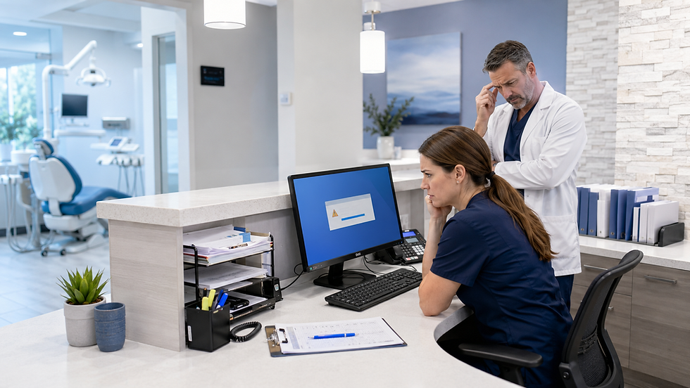 WHEN YOUR DENTAL OFFICE GOES DOWN, SO DOES YOUR REVENUE