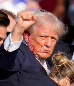 Dollar mit Trump und Faust: Bruch mit Gesetz und Tradition?