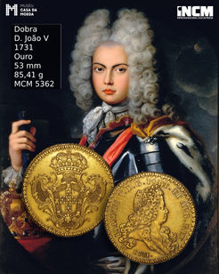 Aus öffentlichen Sammlungen: Portugiesische Dobra zu 24 Escudos von Johann V.  
