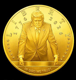 Trump-Jubiläumsmünzen im Kreuzfeuer