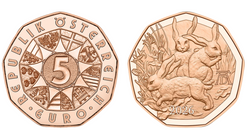 Österreich: Ostermünze 2026 – Die „Drei Hasen“ von Albrecht Dürer