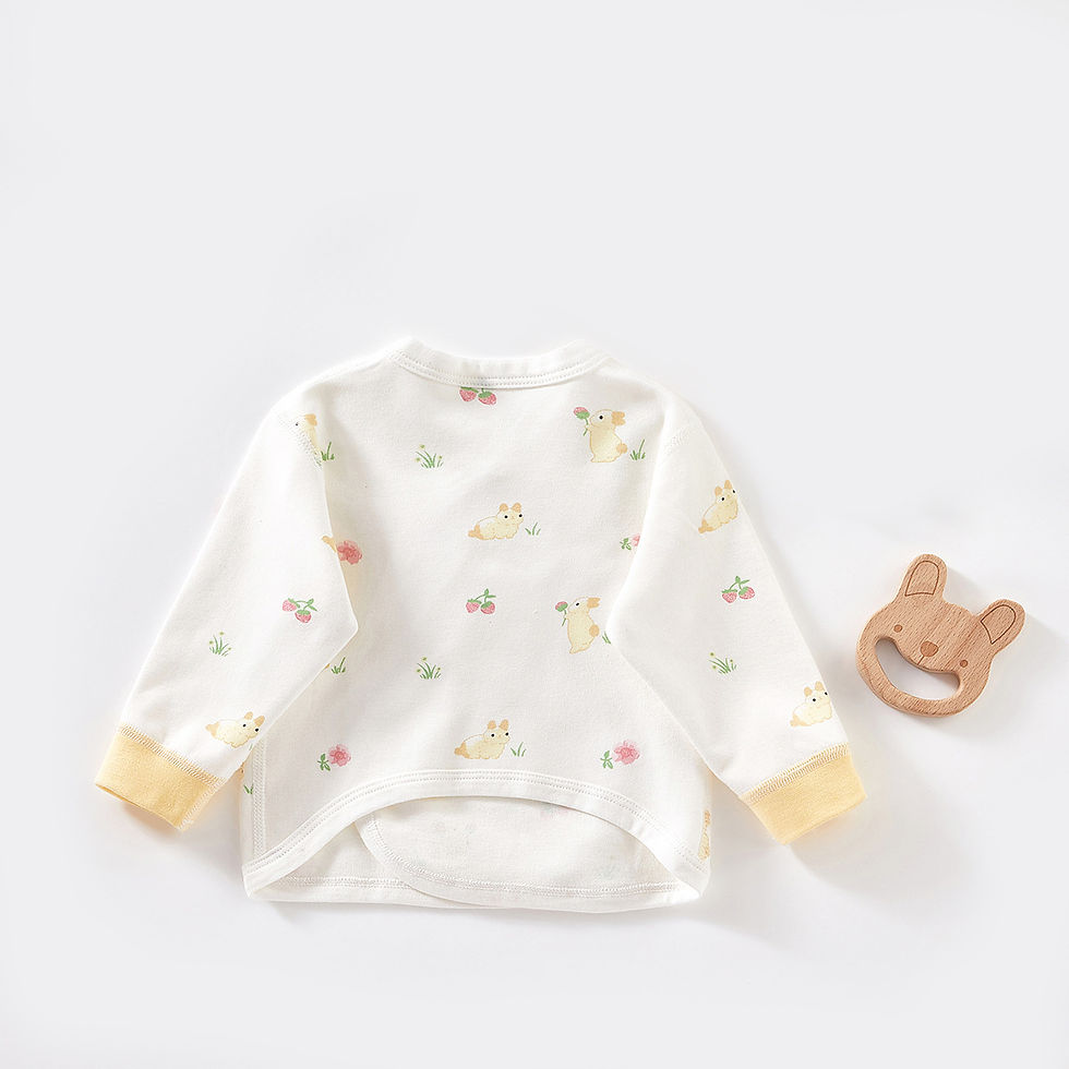 Miniatura: Ultra-Thin Cotton Tops for Newborns (0-1 Years)