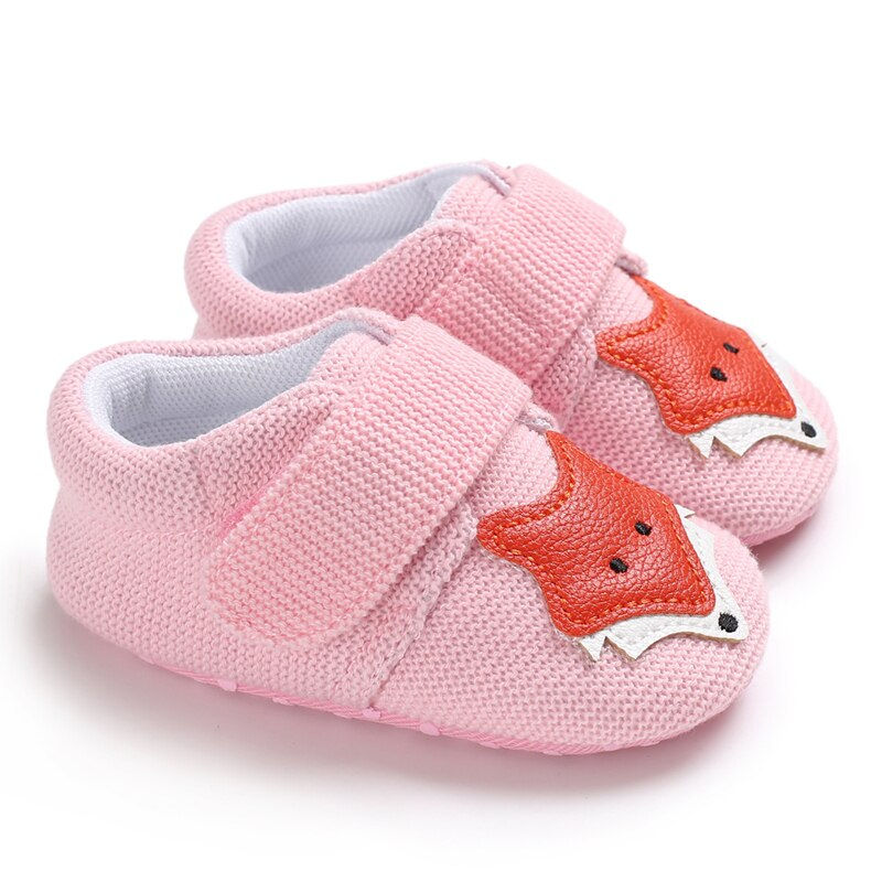 Miniatura: Soft Sole Cartoon Baby Shoes for 0-1 Year Olds