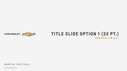 2018 Chevy Template