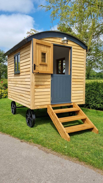 Shepherd Hut Garden Room Hatch Door