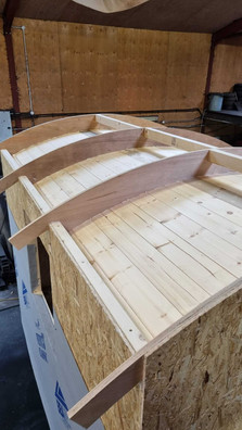 Bespoke Hut Build Roof