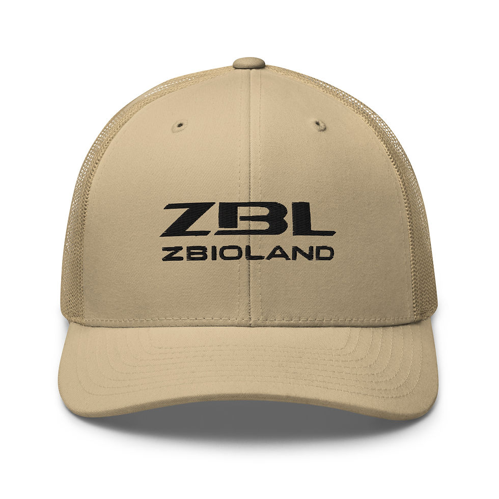 Thumbnail: ZBL Zbioland Signature Embroidered Trucker Cap