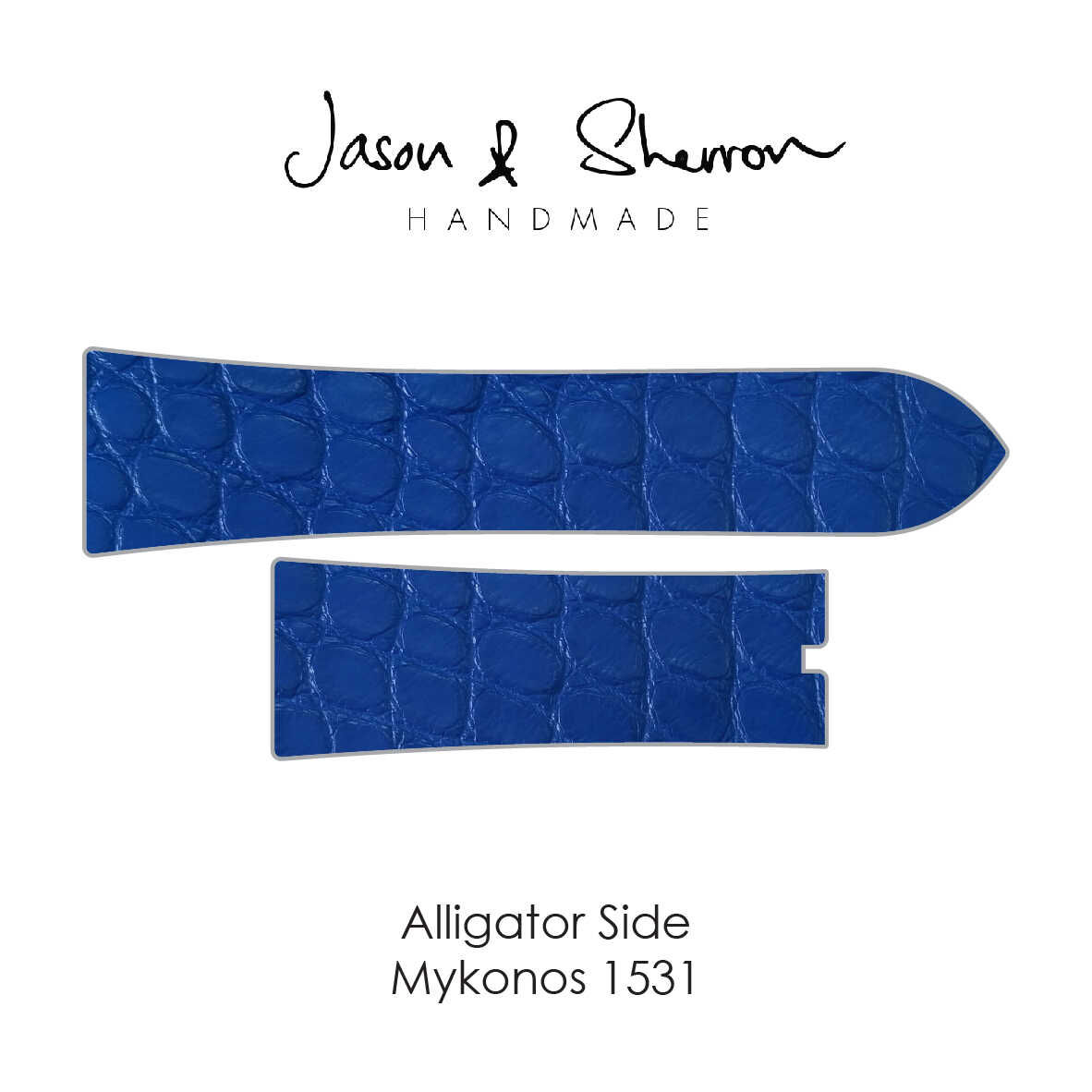Alligator Side Mykonos 1531: Watch Strap Customisation