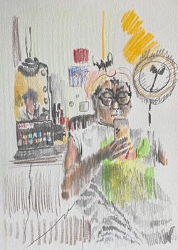 我在背後看著妳