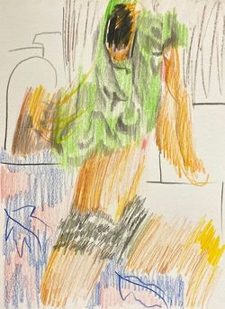 洗完澡正在穿衣服的小維力