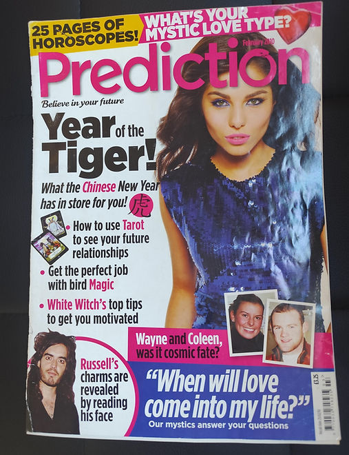 Soma ARah Appeared in Predictions Magazine