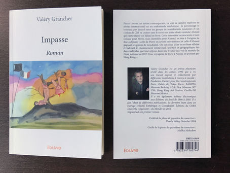 Top edition of "Impasse" novel by Valéry Grancher