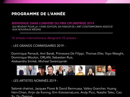 Opline Prize 2019