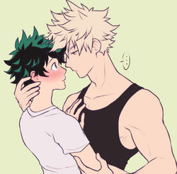 Flat Colored Couple Waist Up