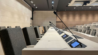 L’hémicycle d’Autricum, théâtre de l’élection du président de Chartres Métropole ce vendredi 24 avril