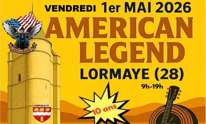 Chromes étincelants et ambiance Rock’n’Roll : plongez au cœur de l'American Legend, le grand rassemblement de voitures anciennes le 1er mai à Lormaye (Eure-et-Loir)