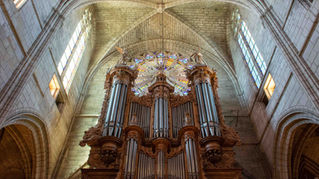 Une manœuvre impressionnante au cœur de Notre-Dame de Chartres : la réinstallation des "trompes de pédale", les plus grands tuyaux du grand orgue et seuls témoins conservés de la tuyauterie historique, ce mardi 25 août 2026