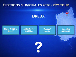 À Dreux, le retrait d’Aïssa Hirti rebalance les cartes à gauche. Quatre listes restent en lice pour le second tour, promettant un scrutin municipal incertain et très disputé