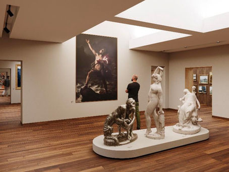 Chartres : Le futur visage du musée des Beaux-Arts à l'horizon 2030, entre design épuré et sublimation des combles historiques.