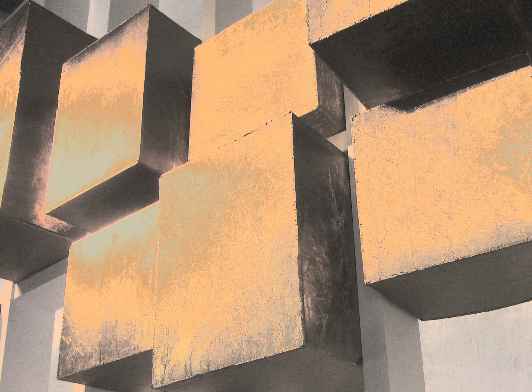 Cube on the wall No2