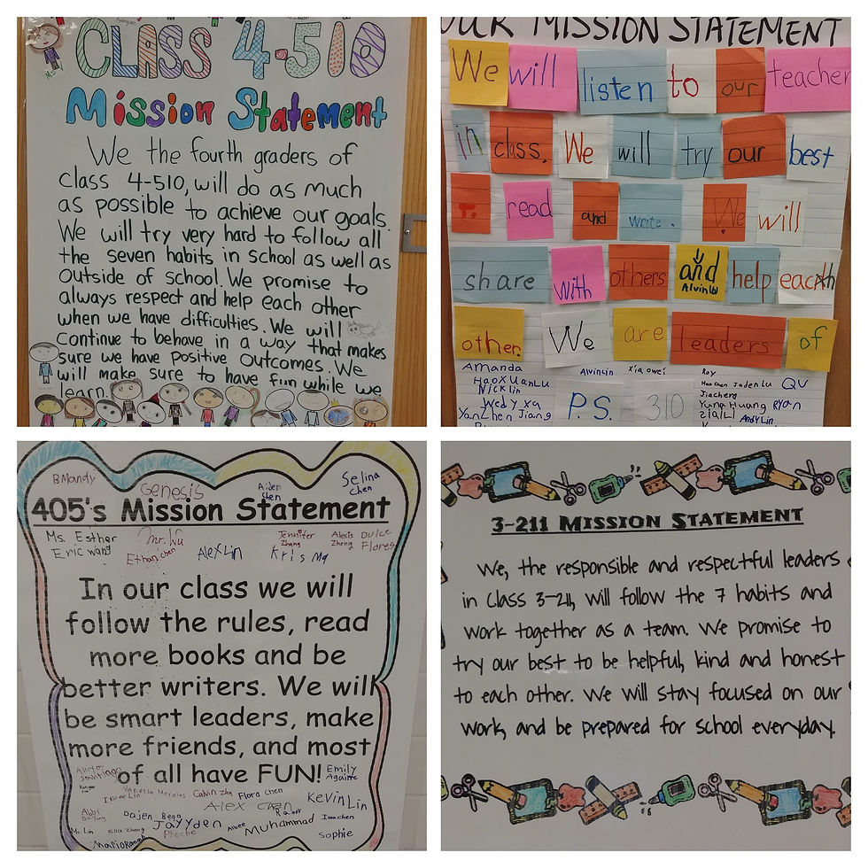 Class Mission Statements