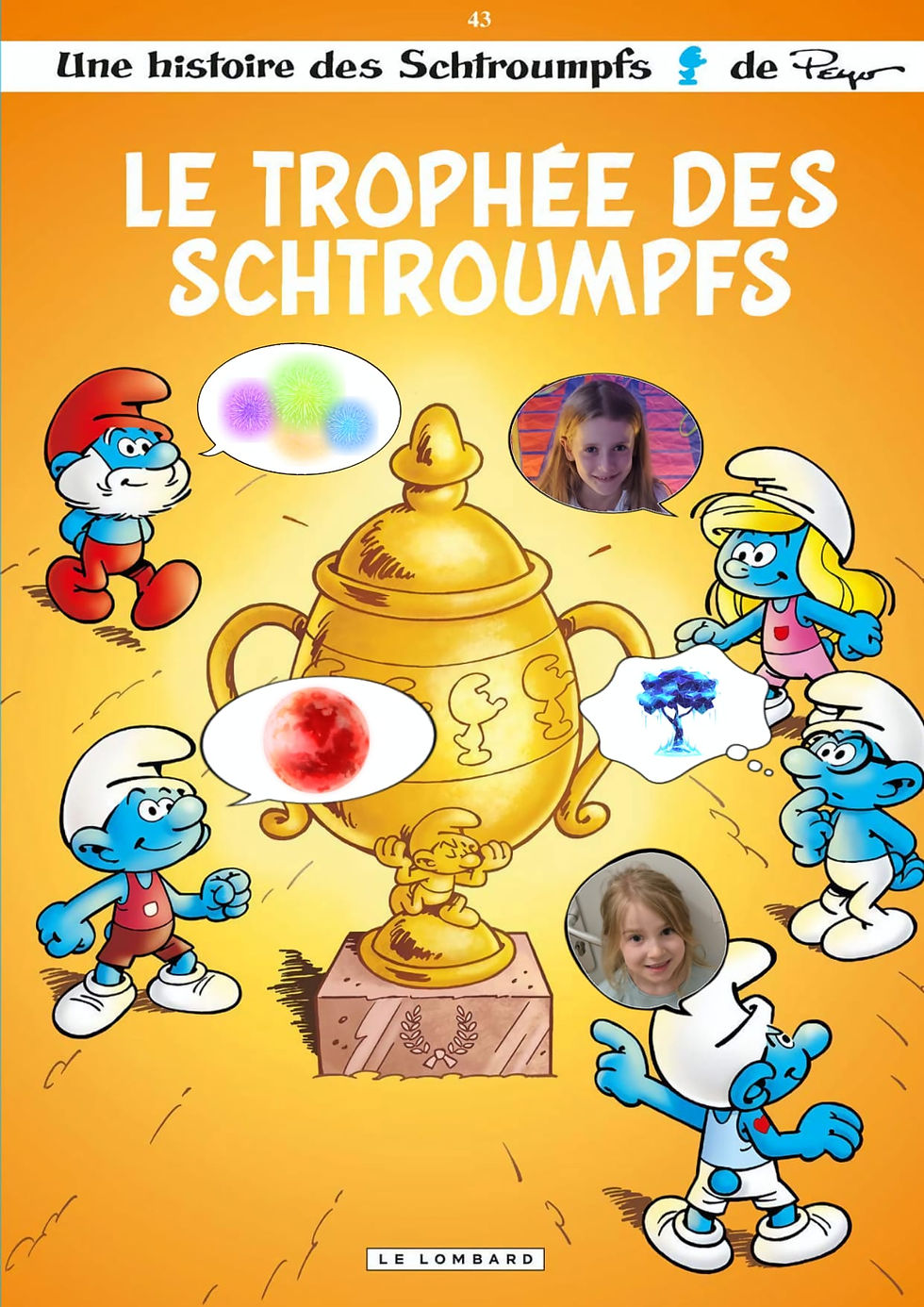 le trophé des schtroumpfs en 105